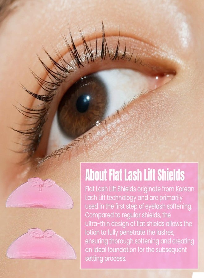 لي بيوتي وسادات رفع الرموش الكورية من ليبيوتي، الخطوة 1 فقط: دروع مسطحة لتنعيم الرموش بشكل أفضل، ذاتية اللصق، متعددة الوظائف كشريط رفع للعين، تصميم وردي خوخي، مقاسان (صغير/متوسط) - Image 2